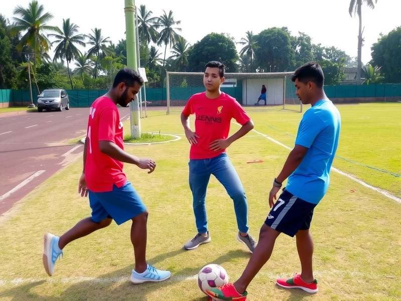 Training Session in Goa Promising Footballers